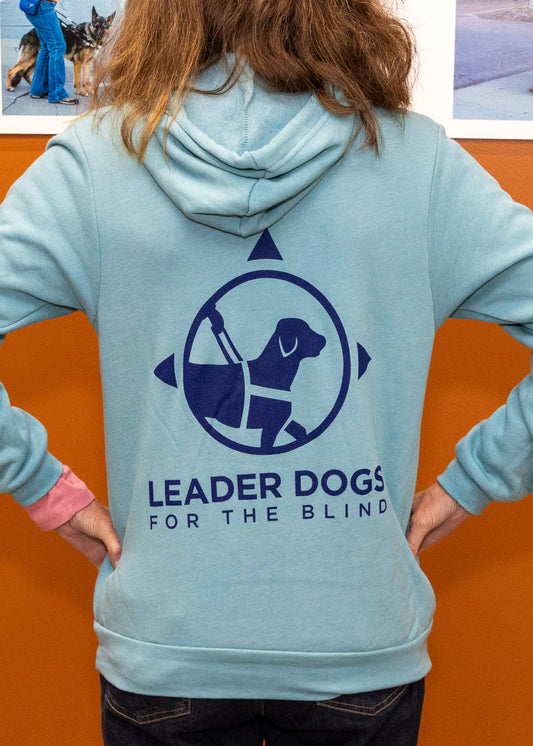 LDB Logo Sweatshirt - Hoodie, Heather Blue Lagoon