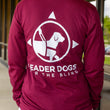 Load image into Gallery viewer, Braille Logo Tee - Long Sleeve, Maroon