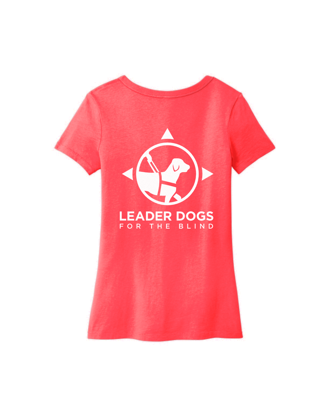 LDB Logo Tee - Women's V-Neck, Poppy