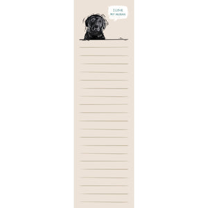 Notepad  with pen - Black Lab
