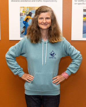 LDB Logo Sweatshirt - Hoodie, Heather Blue Lagoon
