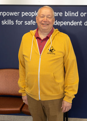 LDB Logo Sweatshirt - Zip Up Hoodie, Mustard