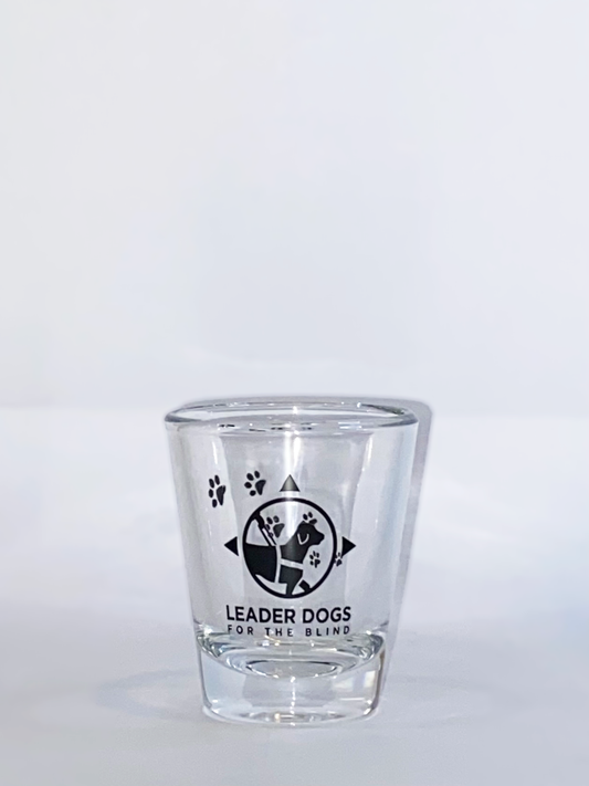 Shot Glass - Logo and Paw Prints