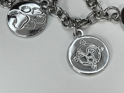 LDB Silver Charm Bracelet