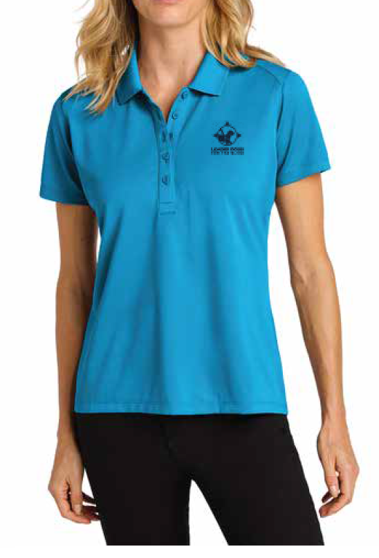Women's Professional Polo - LDB Logo, Parcel Blue