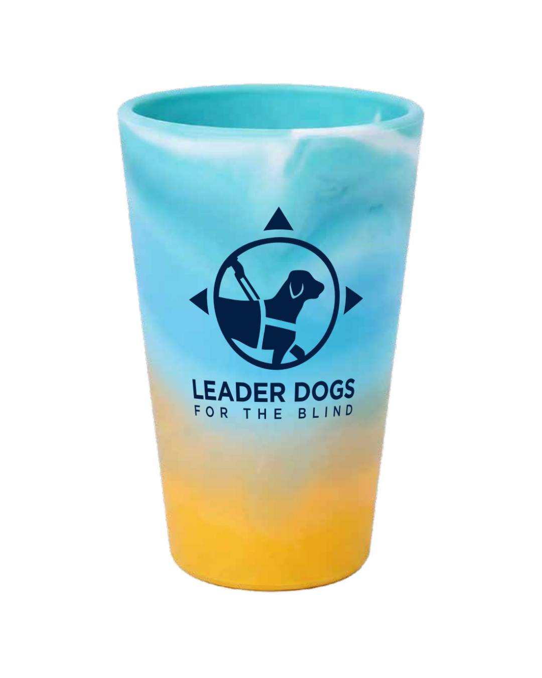 Pint Glass - Silicone, LDB Logo, Beach Shore