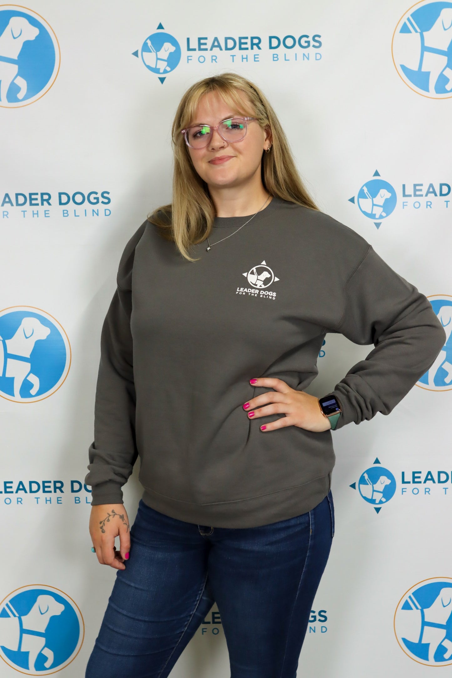 LDB Logo Sweatshirt - Crewneck, Dark Grey