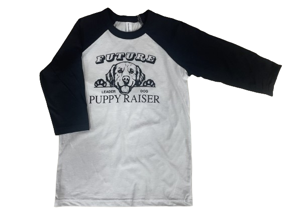 Future Puppy Raiser Kids Baseball Tee (Golden) – Leader Dogs for the ...
