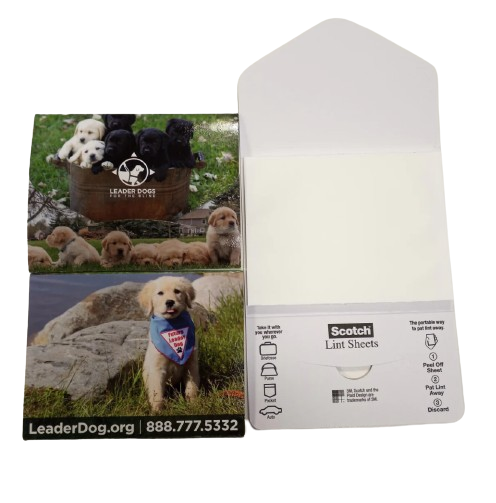 Pocket Size Lint Sheets