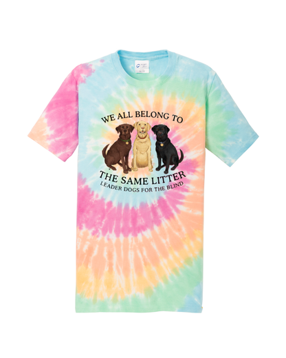 Same Litter Tee - Short Sleeve, Rainbow Tie Dye