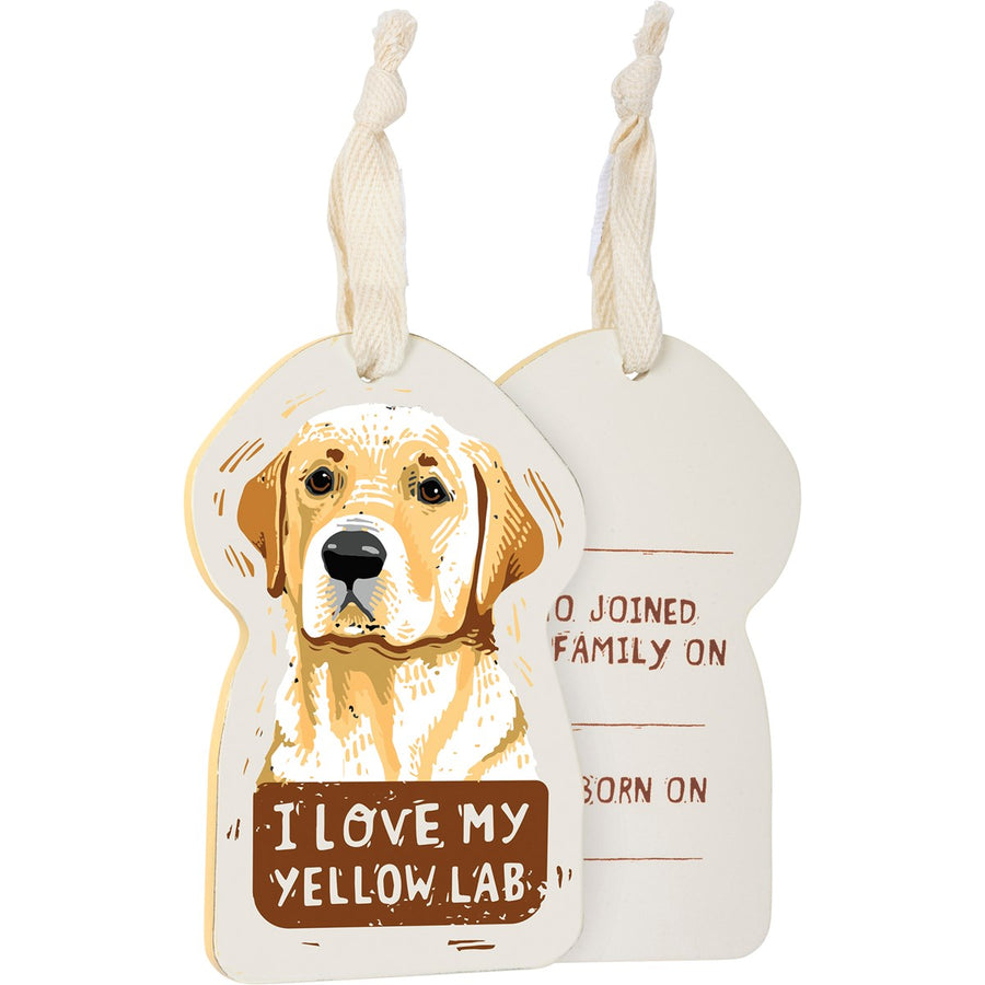 Ornament - Yellow Lab